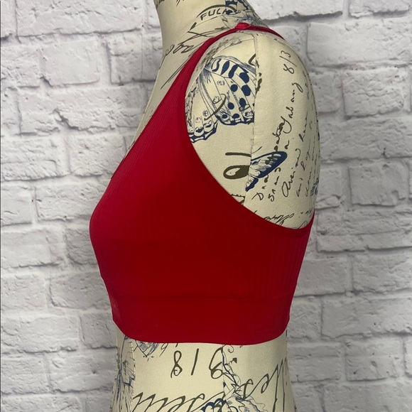 PINK Victoria's Secret Red Crop Top - Picture 5 of 9